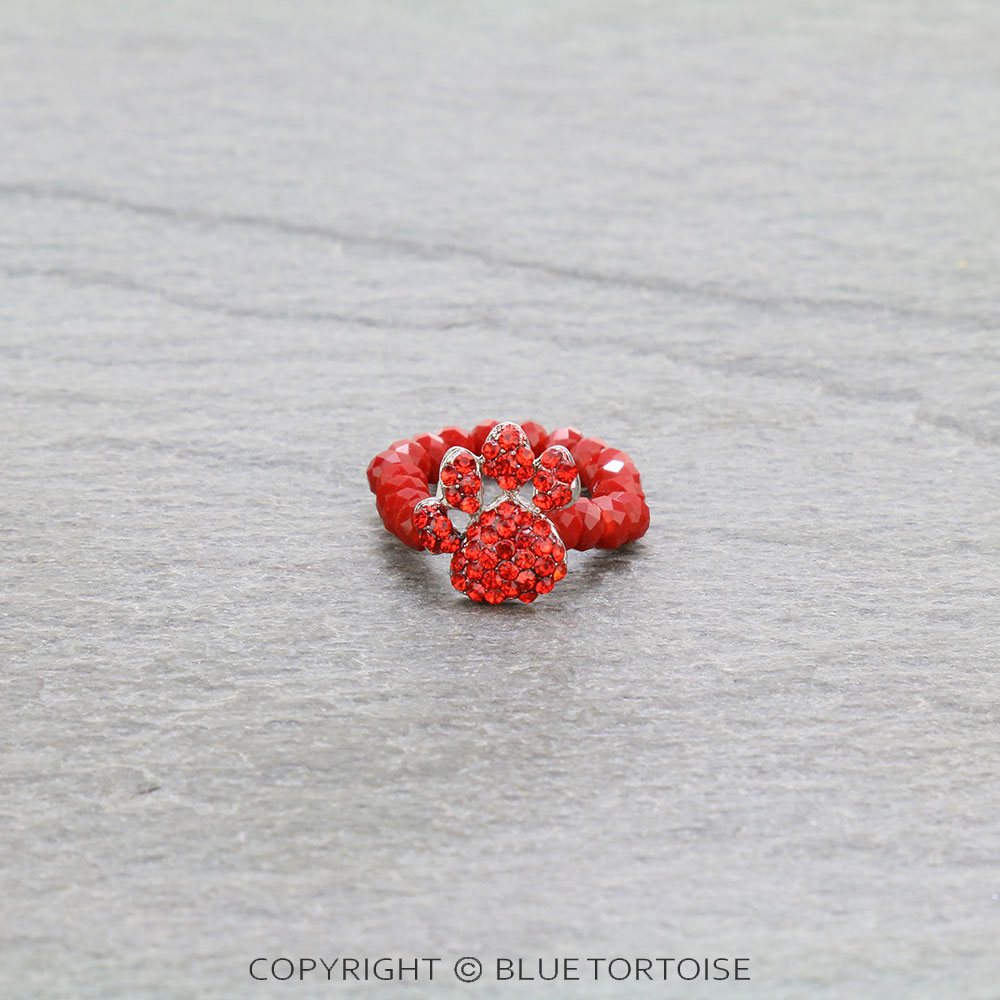 Paw Stone Stretch Ring