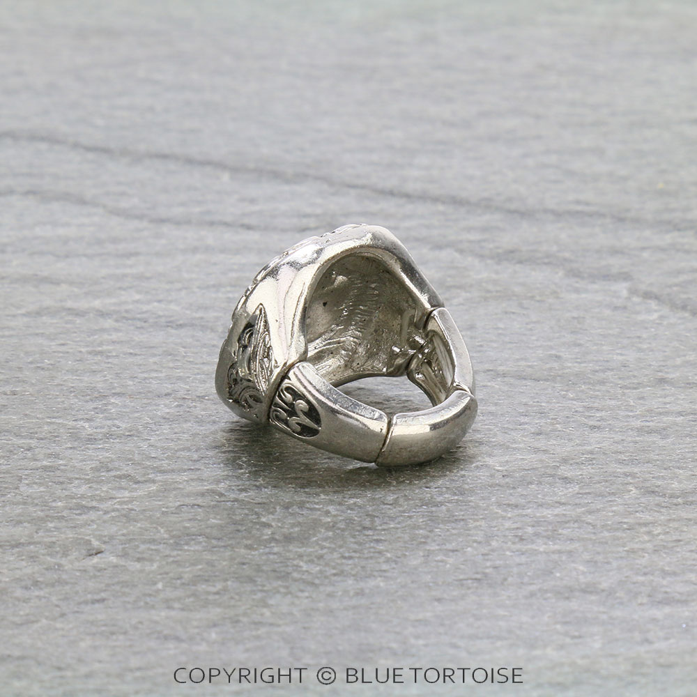 Western Cross Stretch Ring - Image 4