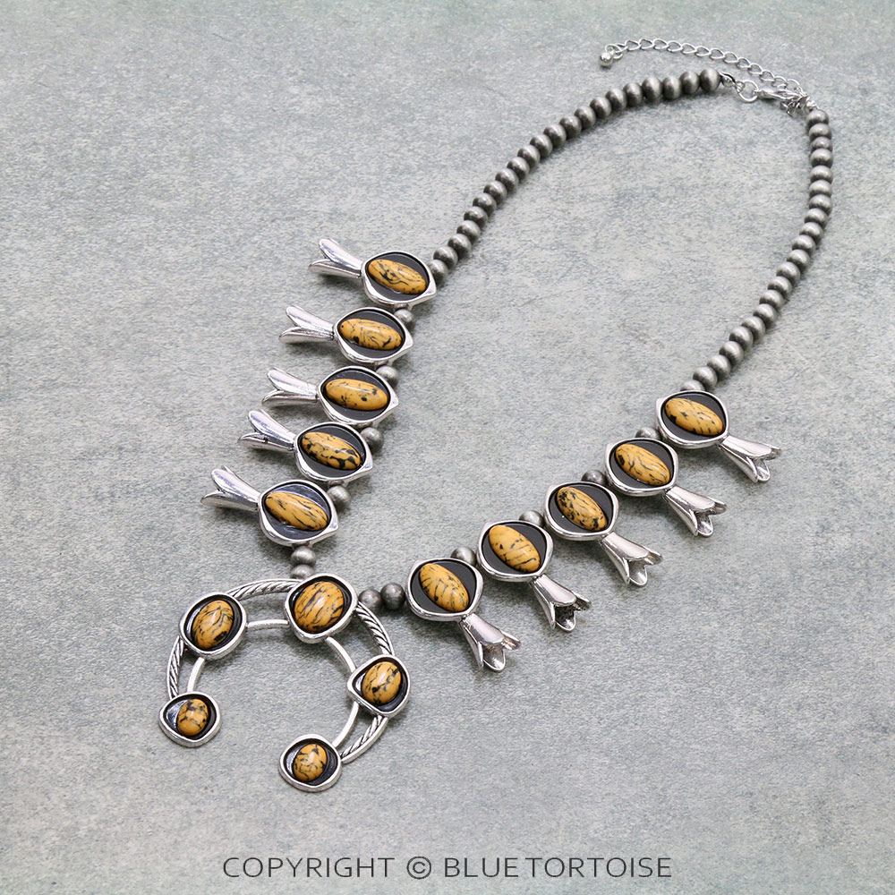 Western Squash Blossom Necklace