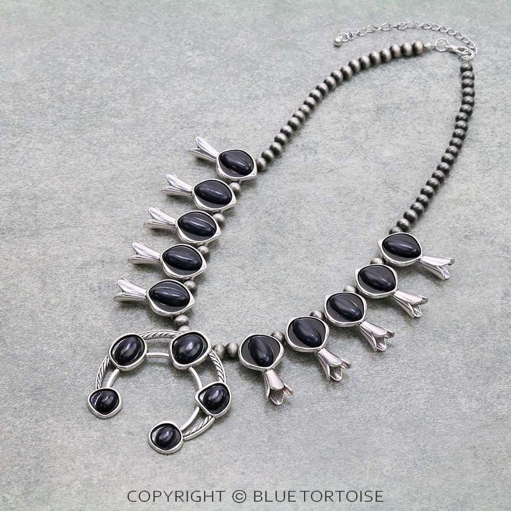 Western Squash Blossom Necklace