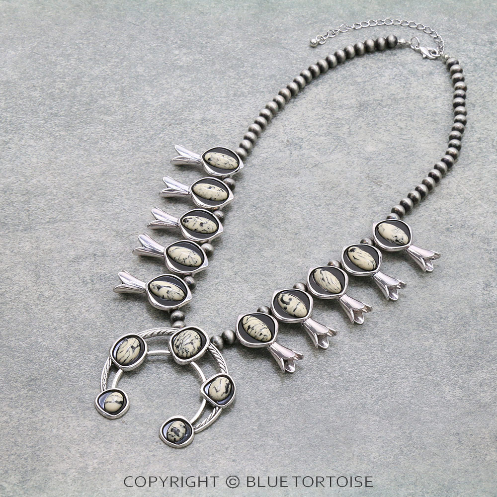 Western Squash Blossom Necklace