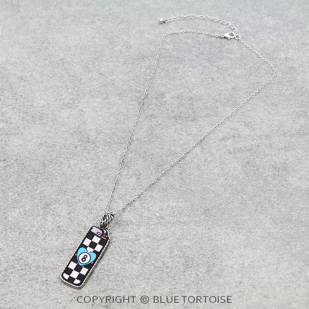 Western Lighter Printed Leather Necklace