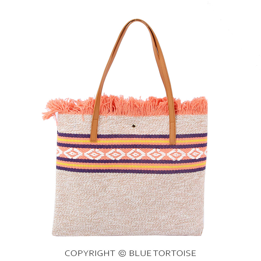 Aztec Pattern Fabric Tote Bag - Image 5
