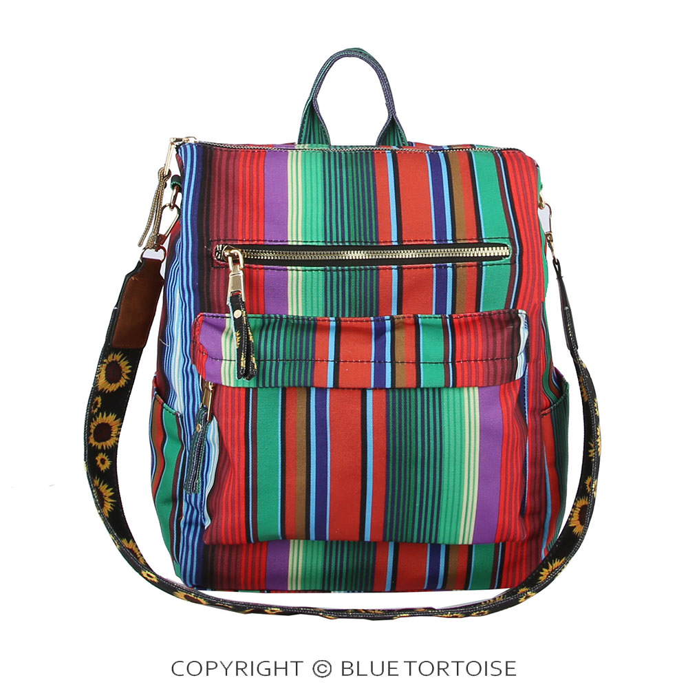 Serape Printed Backpack