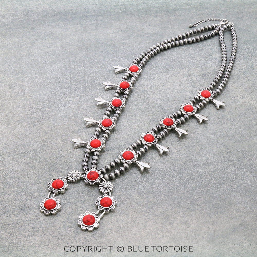 Western Squash Blossom Necklace