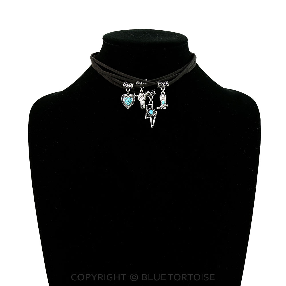 Western Style Charm Choker Set - Image 2