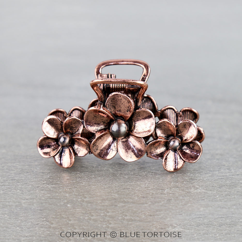 2.5" Western Flower Hair Claw Clip - Image 2