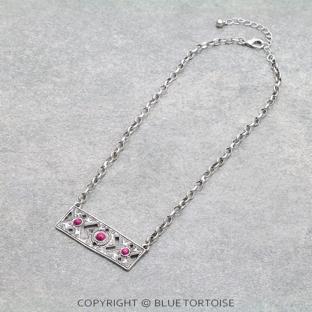 Western Style Bar Chain Necklace