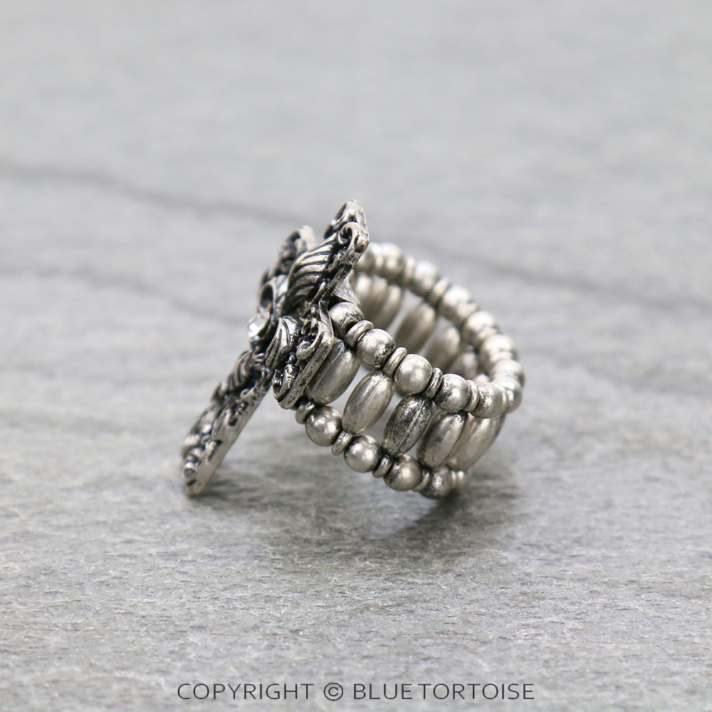 Western Cross Stretch Ring - Image 2