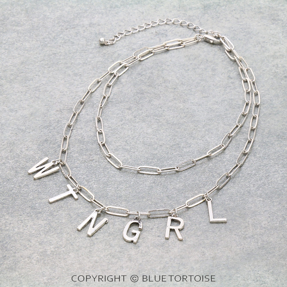 "WESTERN GIRL" Chain 2Row Choker