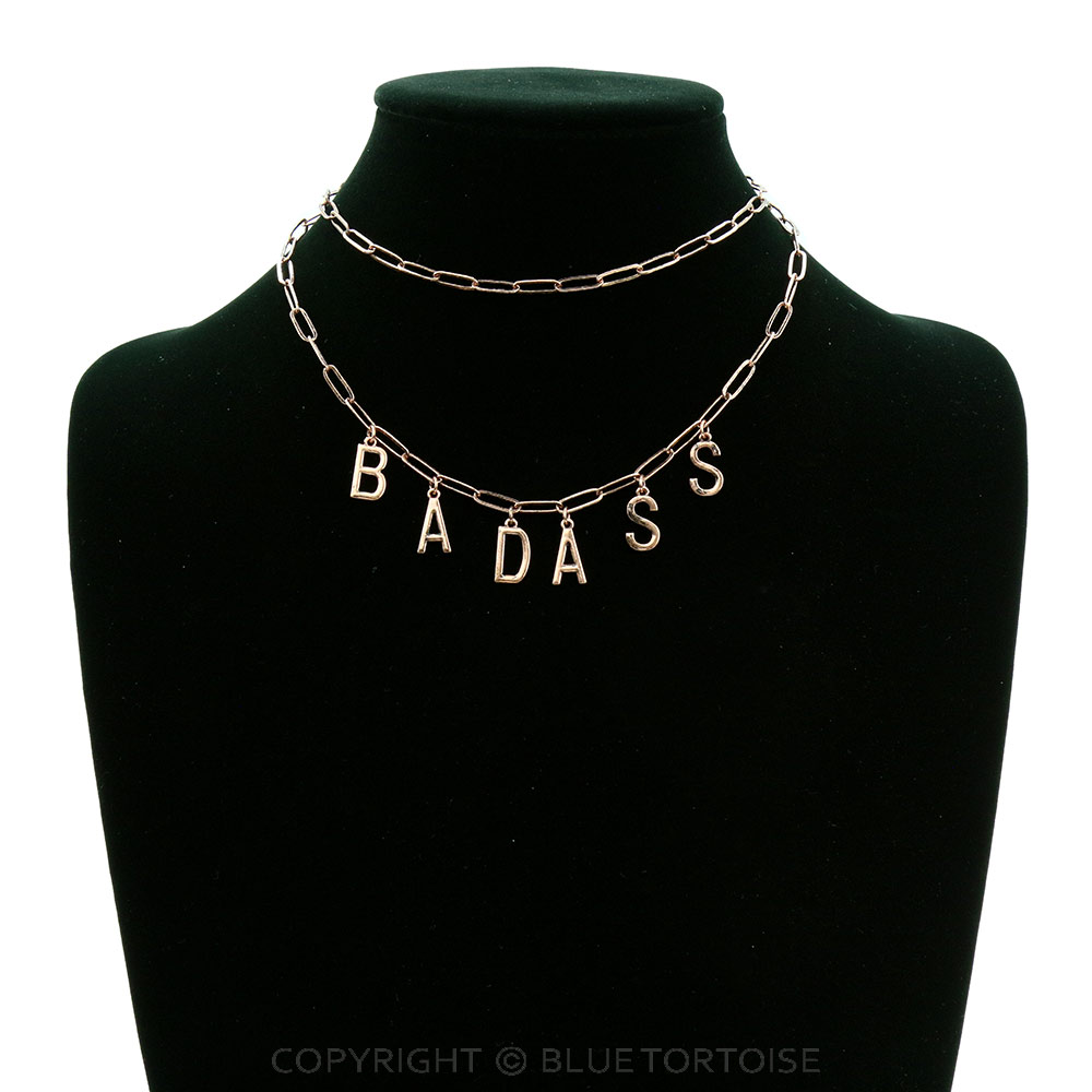 "BADASS" Chain 2Row Choker - Image 2