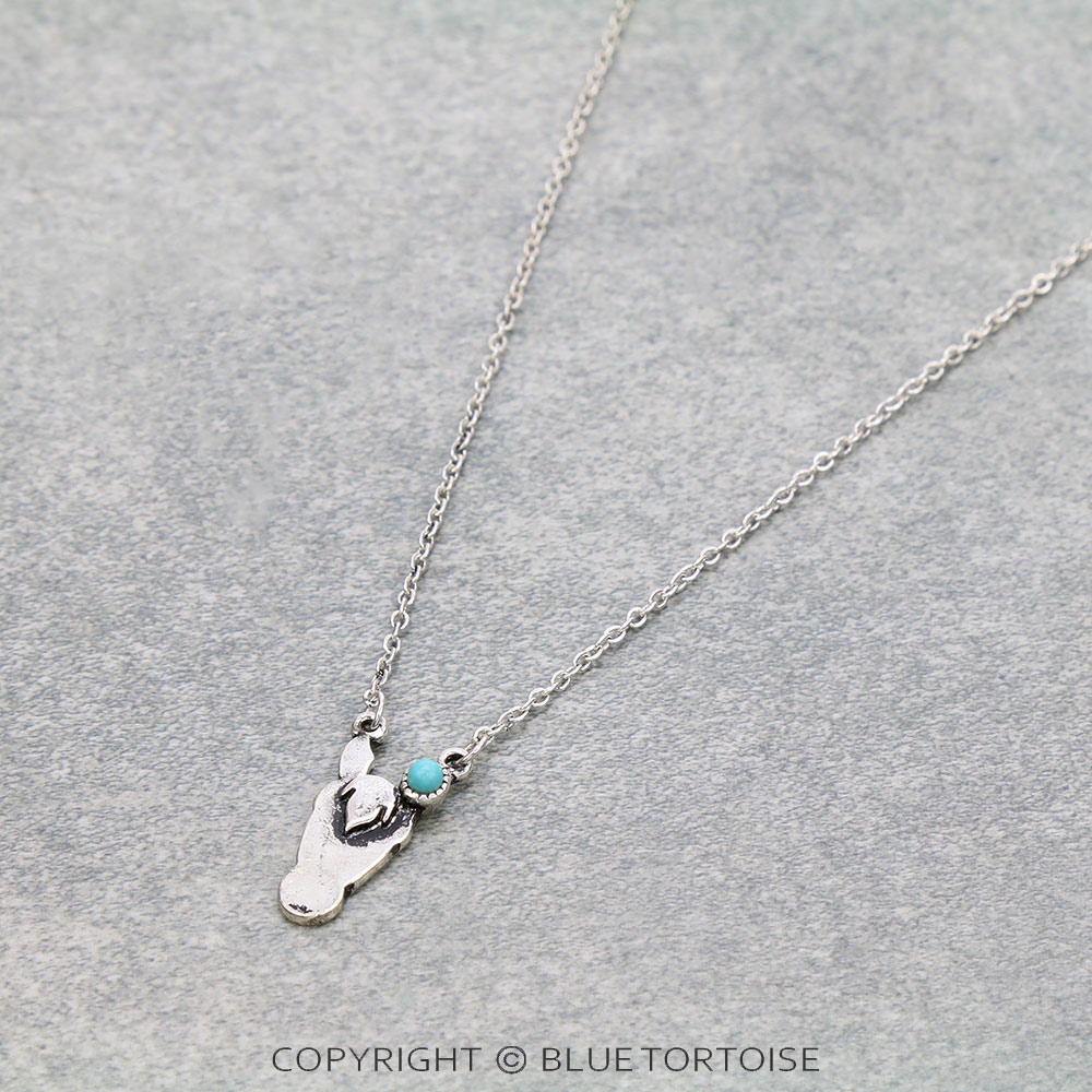 Western Horse Head Pendant Necklace - Image 3