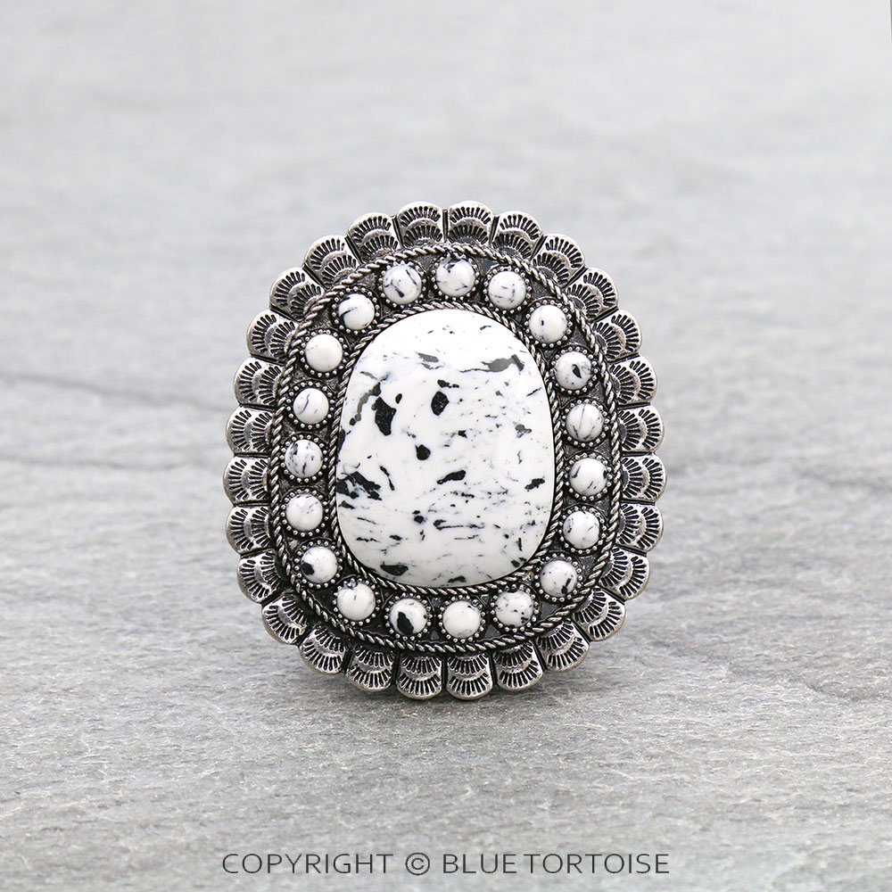 Western Handmade Stone Phone Grip & Stand