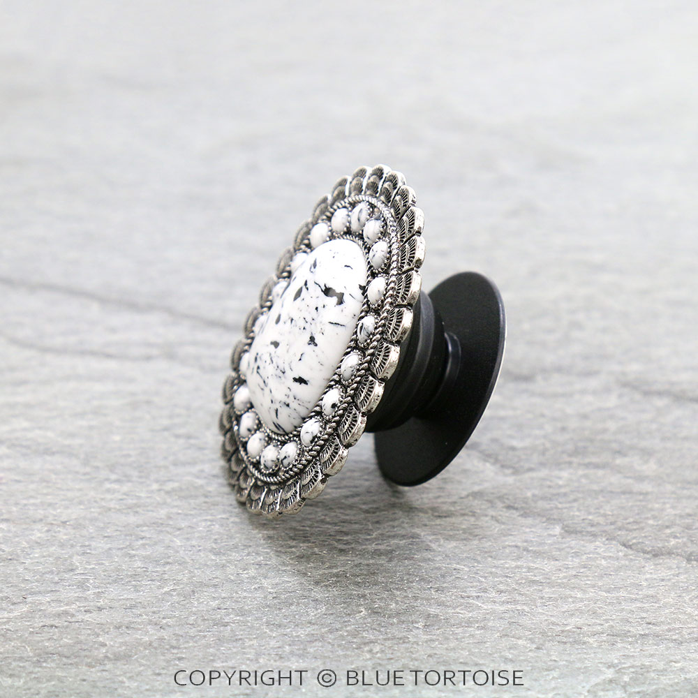 Western Handmade Stone Phone Grip & Stand - Image 2