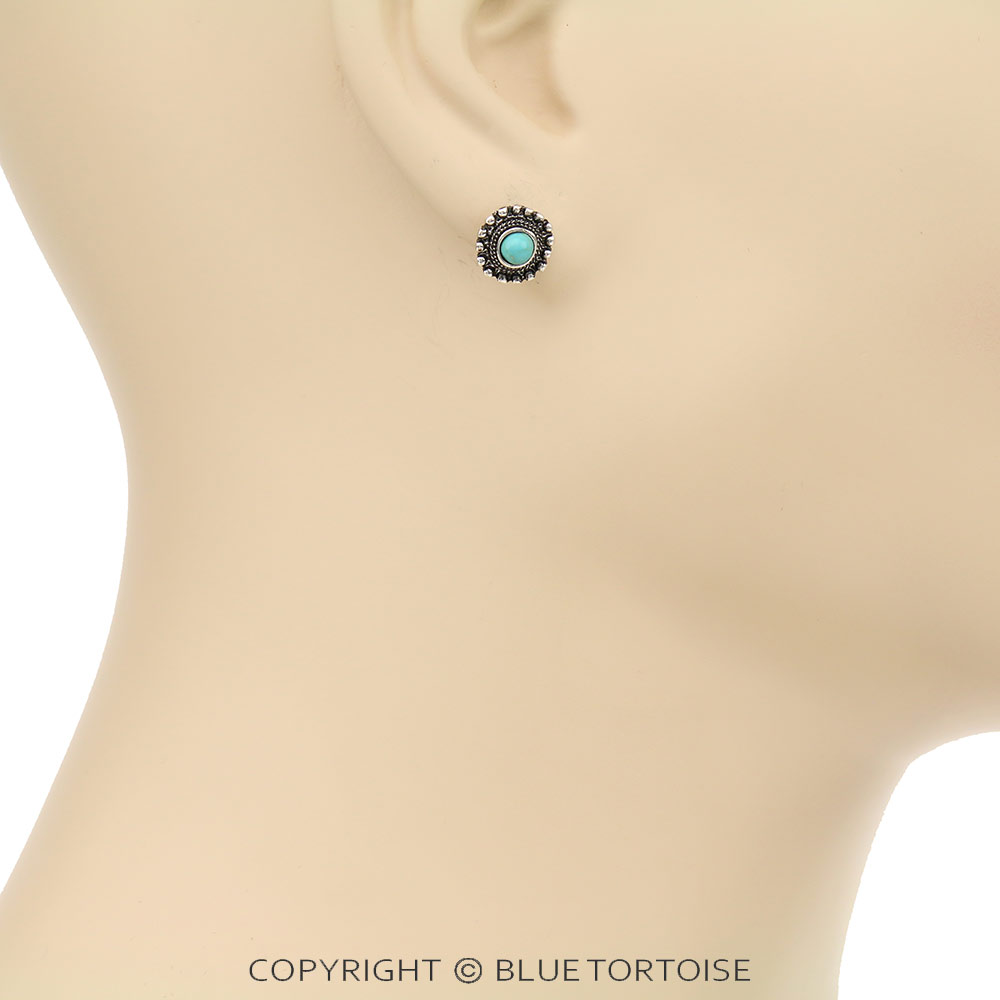 6 Pair Western Design Stud Earring Set - Image 4