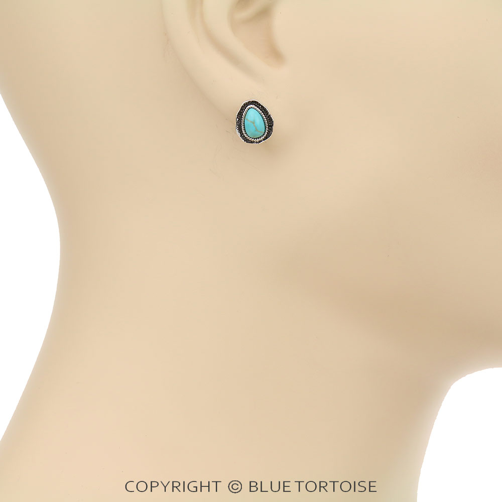 6 Pair Western Design Stud Earring Set - Image 5