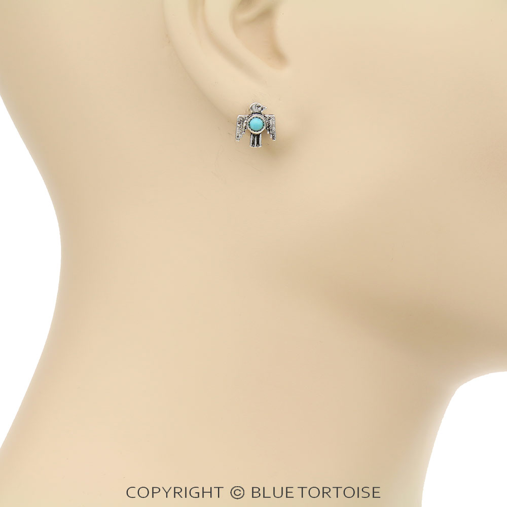 6 Pair Western Design Stud Earring Set - Image 5