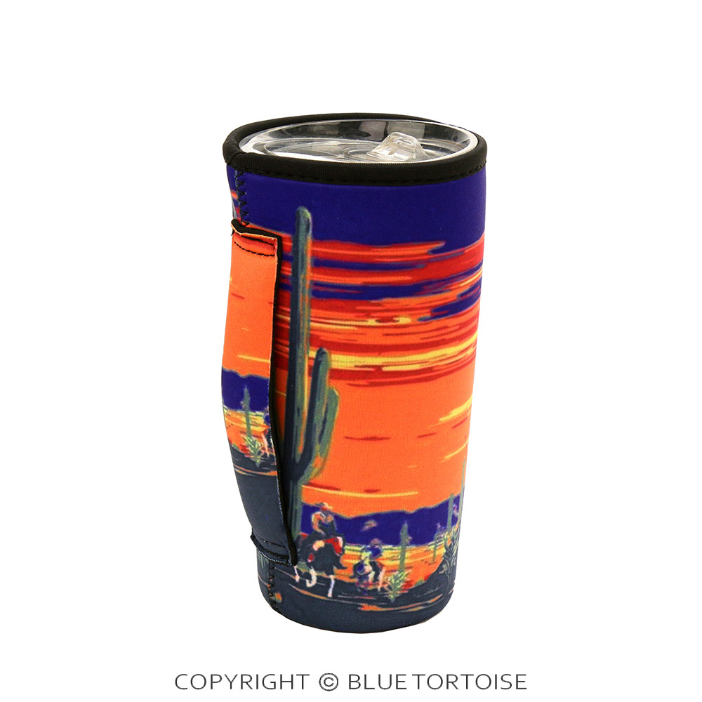 Southwest Sunset Landscape Tumbler Drink Sleeve/Cooler