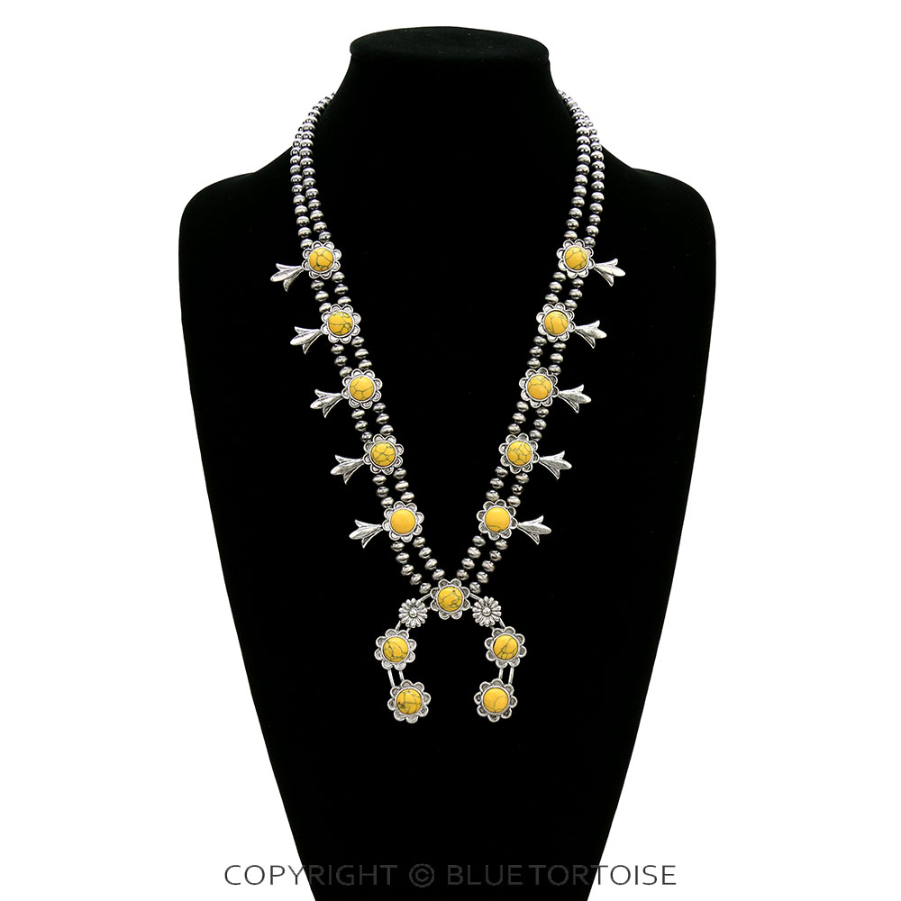 Western Squash Blossom Necklace - Image 2