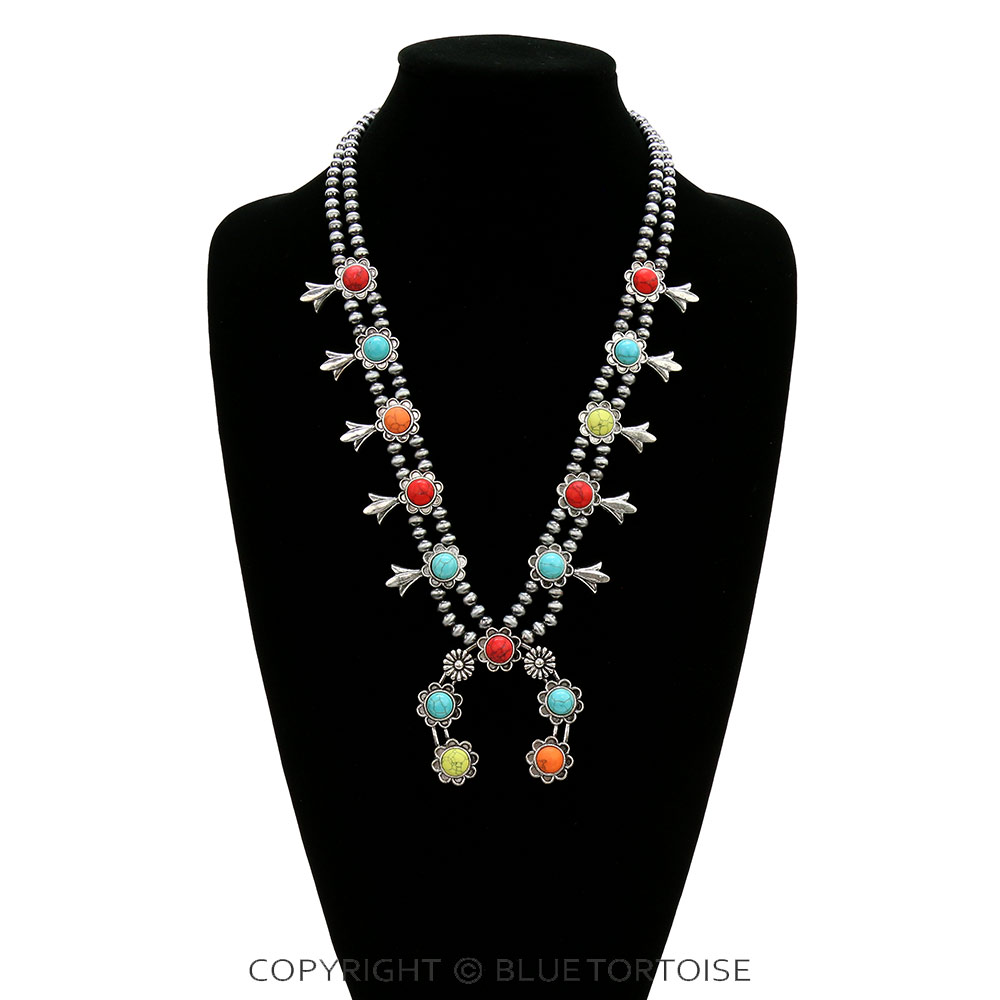 Western Squash Blossom Necklace - Image 2