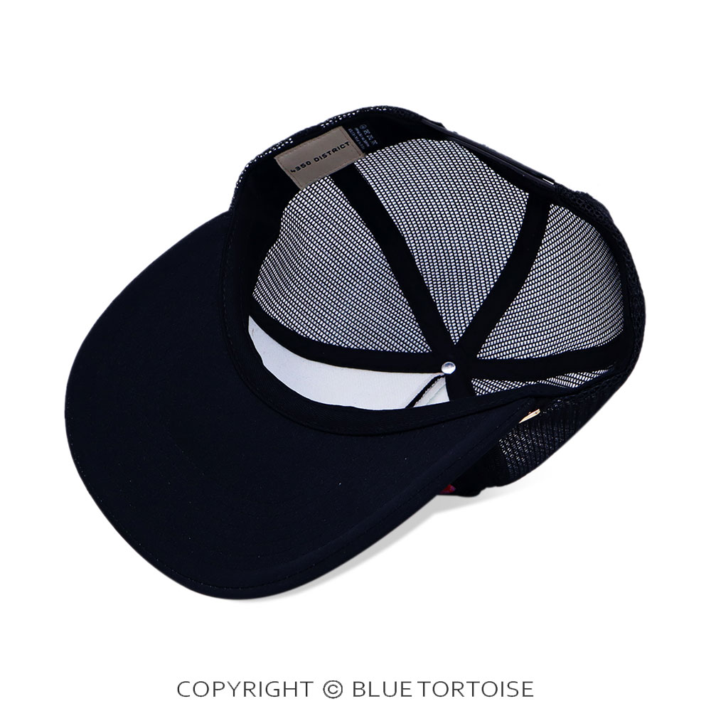 Cowgirl Patch Meshback Ball Cap with Hat Chain - Image 4