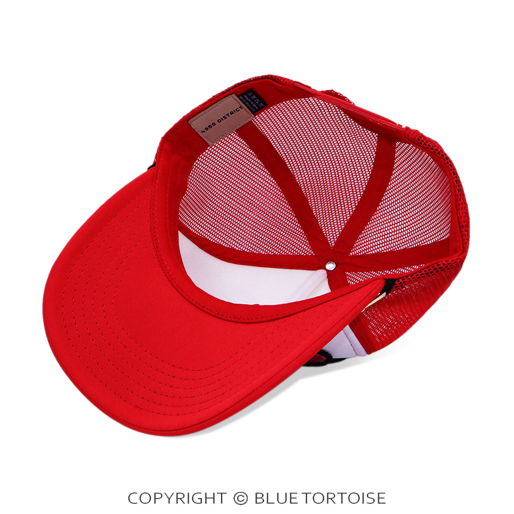 Cowgirl Patch Meshback Ball Cap with Hat Chain - Image 4