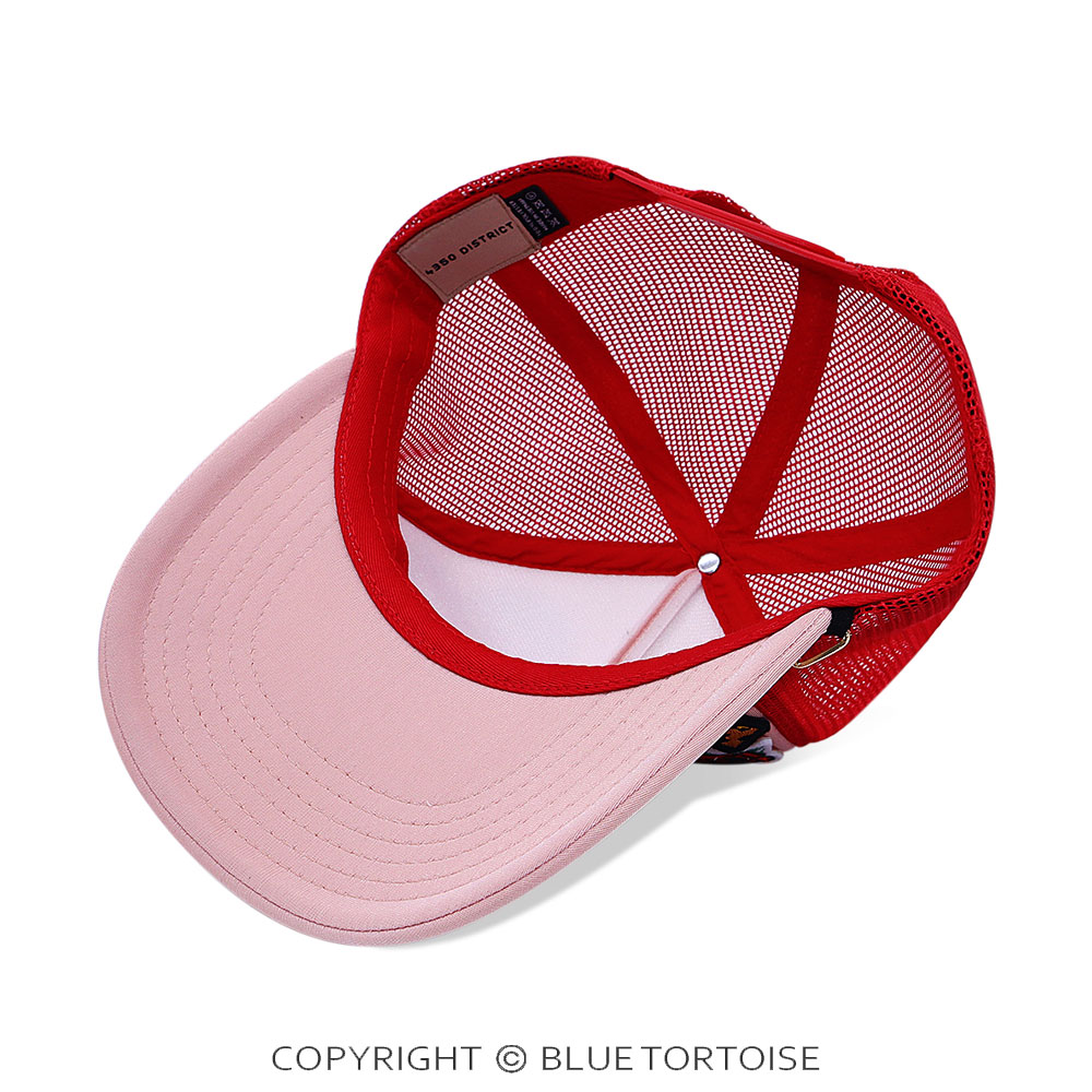 Country Patch Meshback Ball Cap with Hat Chain - Image 4