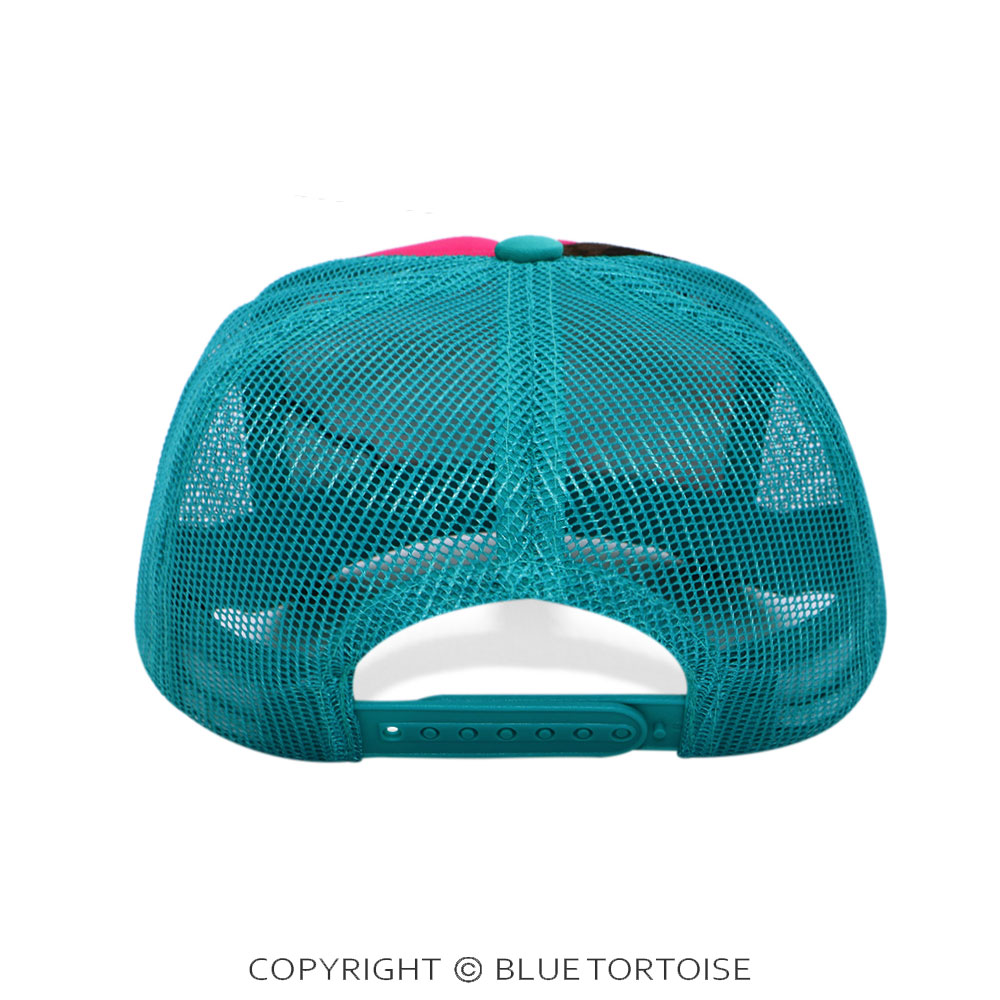 Dramatic Patch Meshback Ball Cap with Hat Chain - Image 3