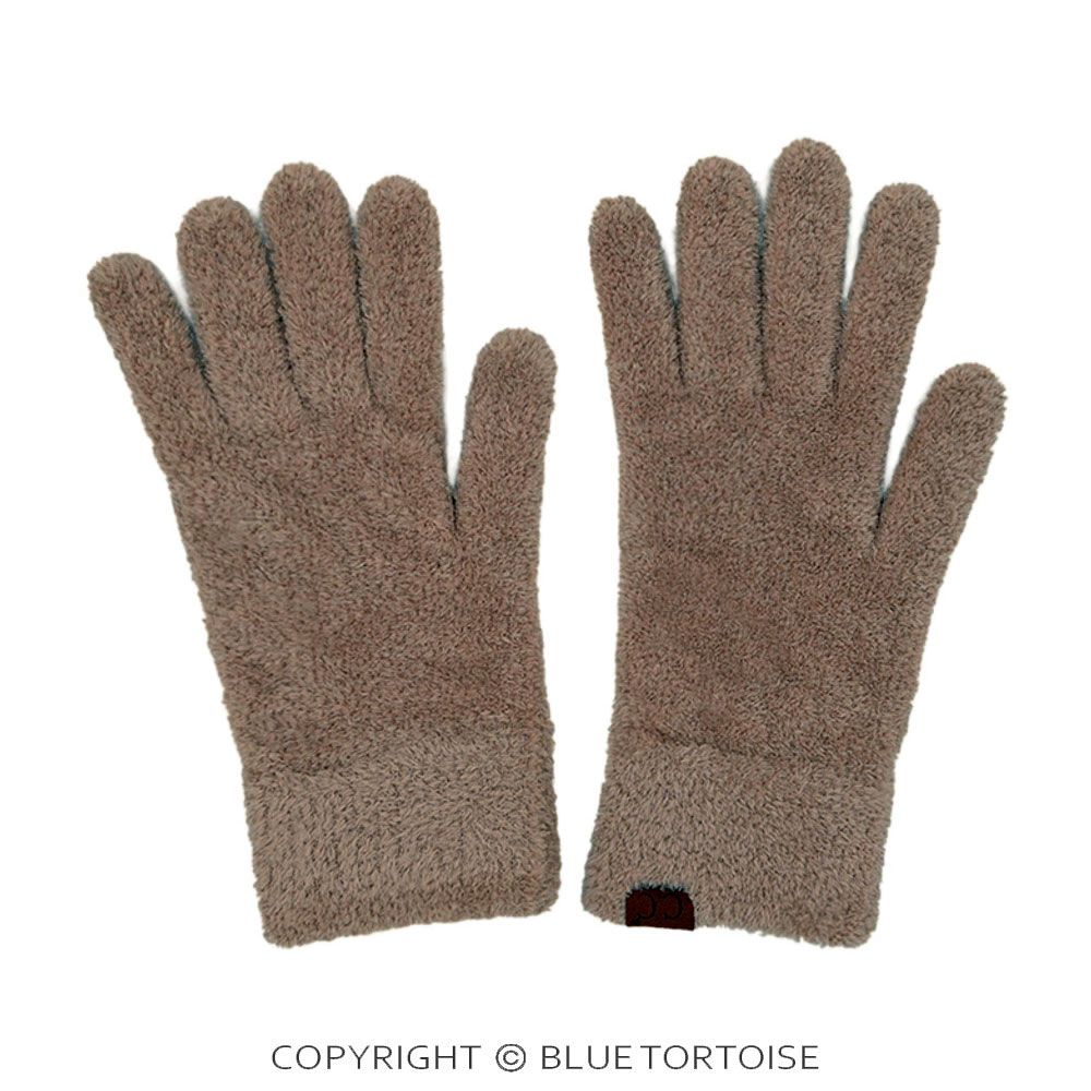 C.C Plush Terry Chenille Gloves