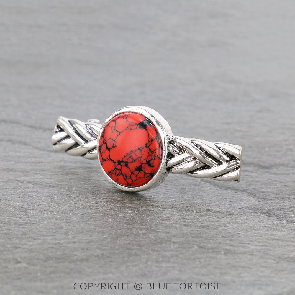 Western Stone Hair Clip Barrette - Image 2