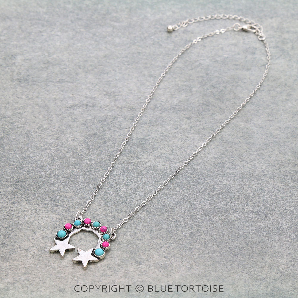 Western Star Squash Blossom Necklace