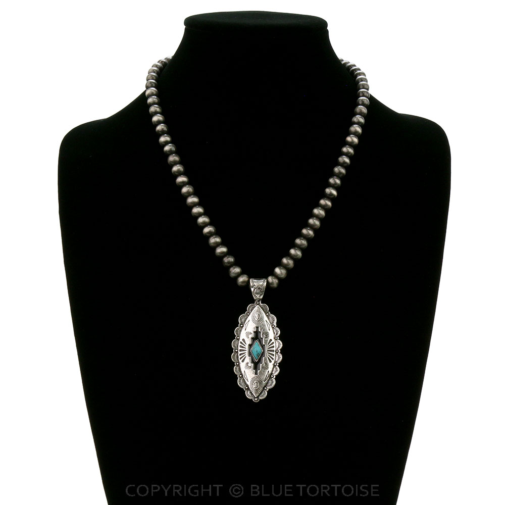Western Concho Pendant Necklace - Image 2