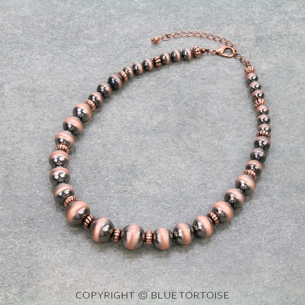 Navajo Style Pearl Necklace