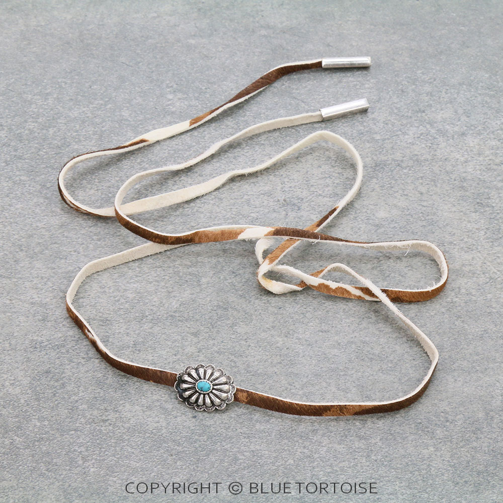 Genuine Leather Cow Hide Choker Necklace - Image 4
