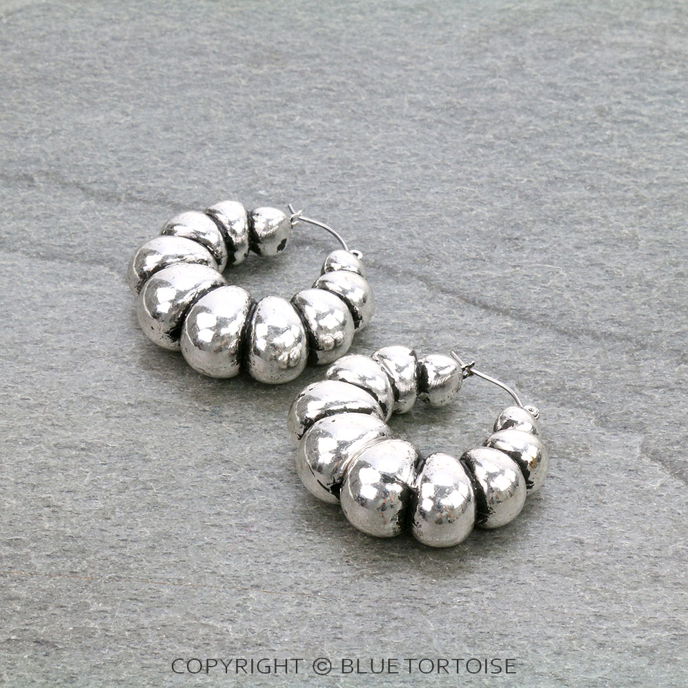 Western Tailored Hoop Earrings