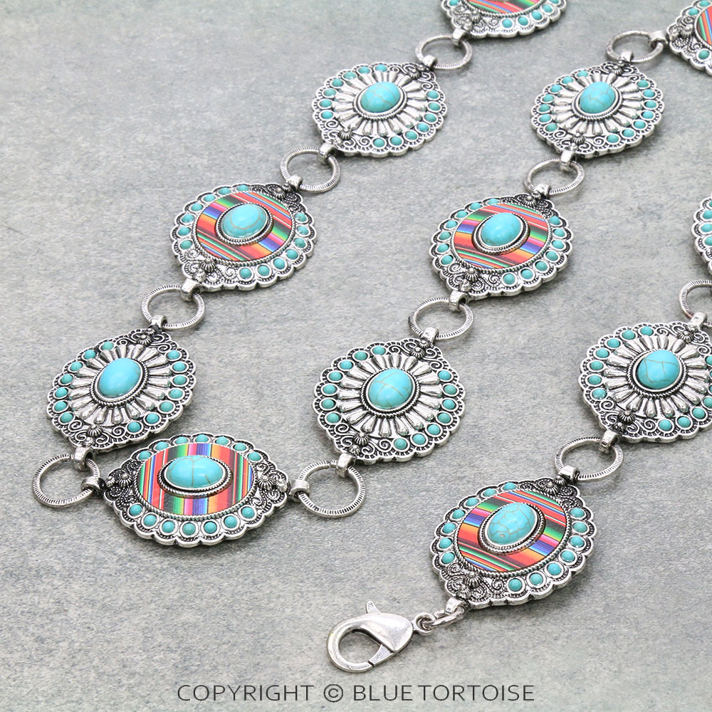 Western Concho with Stone Belt - Image 3
