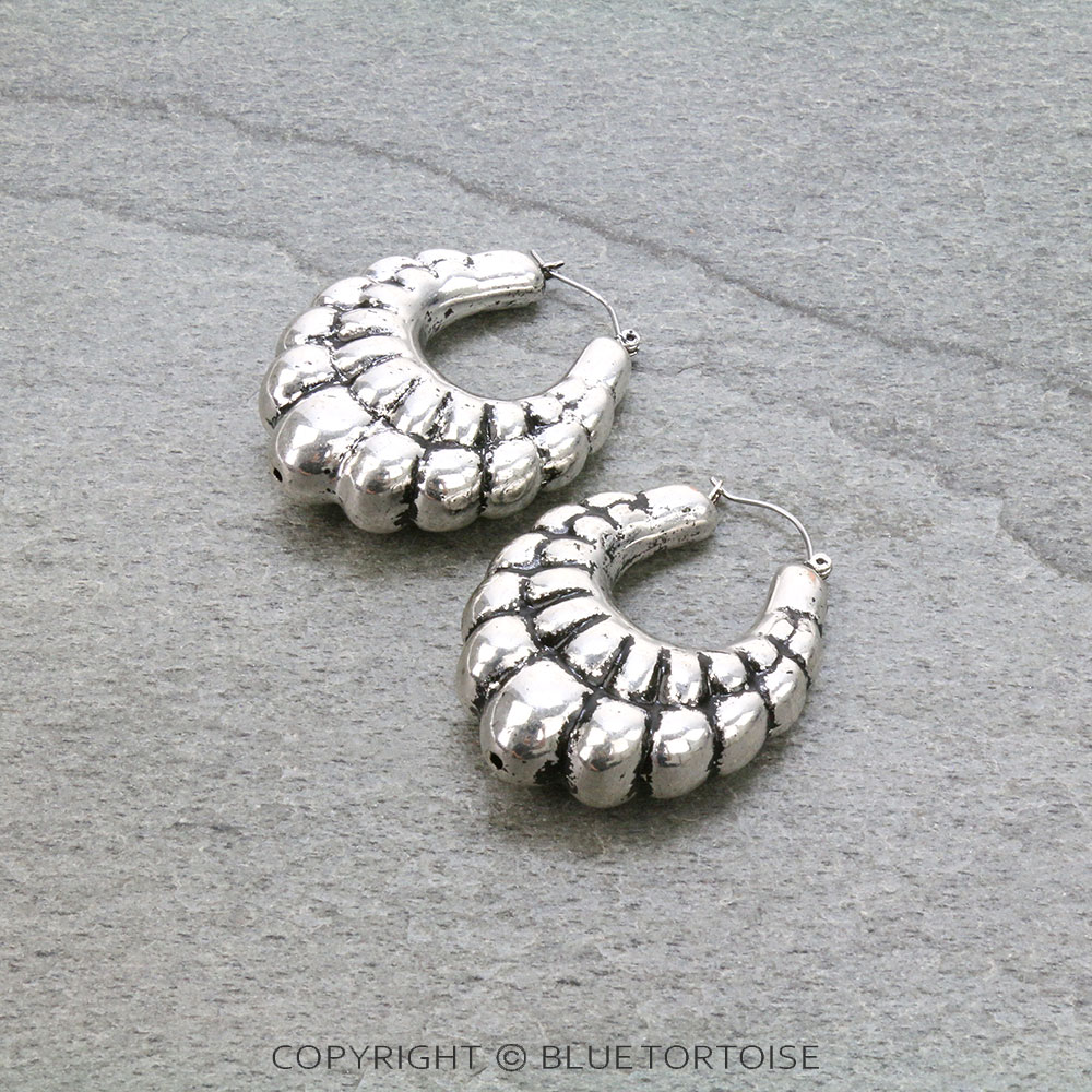 Western Tailored Hoop Earrings