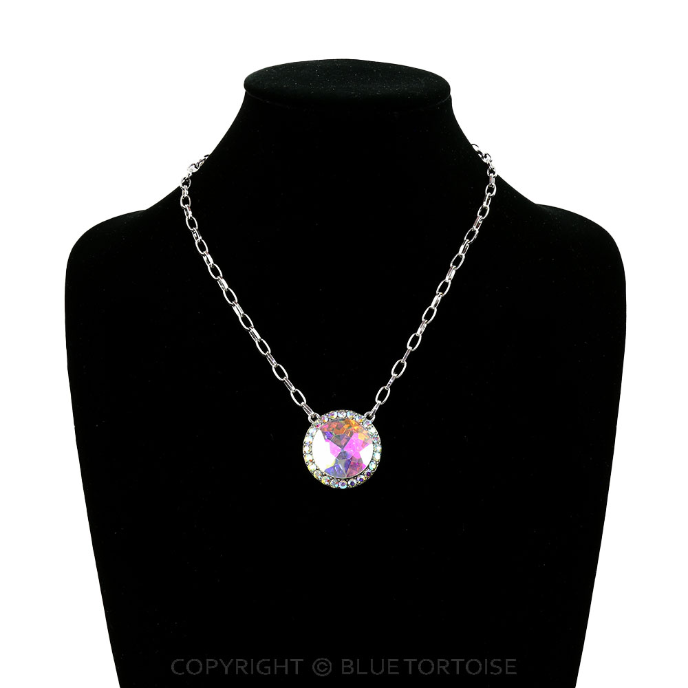 Western Round Stone Necklace - Image 2