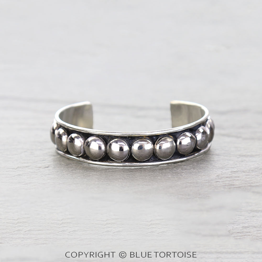 Western Metal Bubble Cuff Bracelet