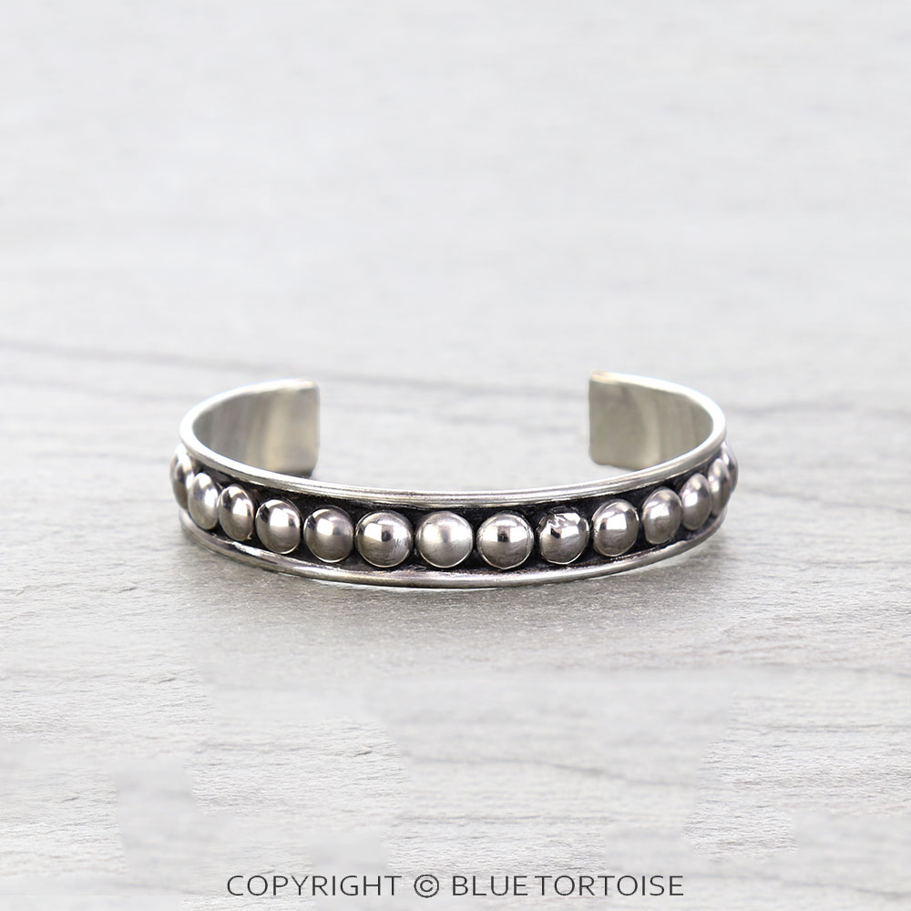 Western Metal Bubble Cuff Bracelet