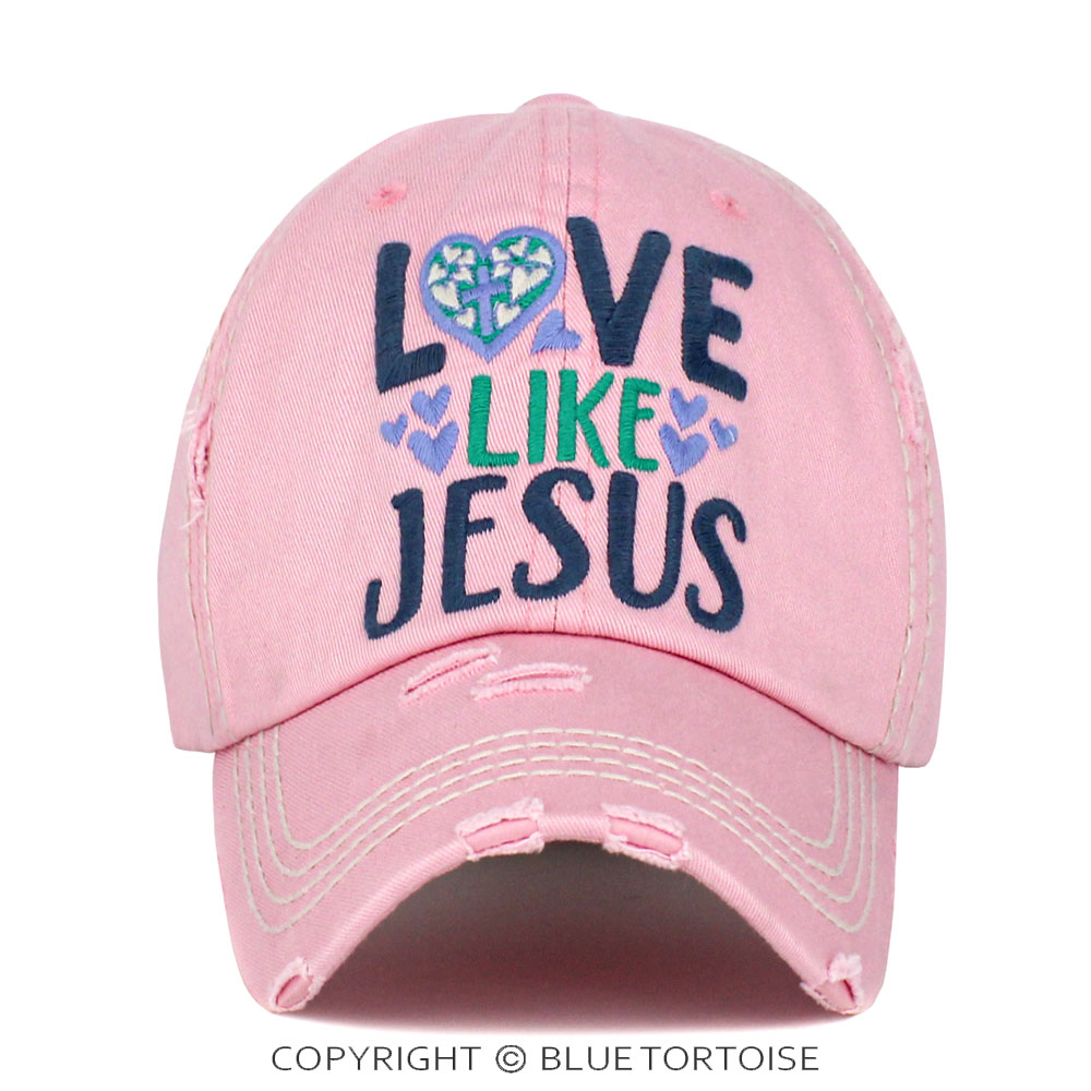 "Love Like Jesus" Washed Vintage Ballcap