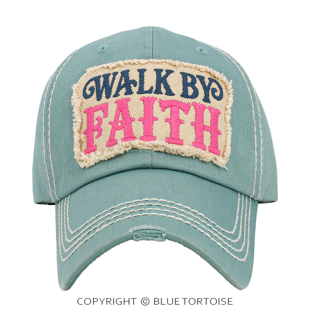 Walk By Faith Vintage Ball Cap