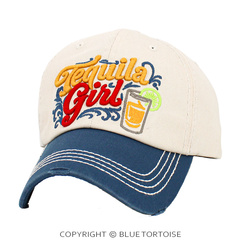Tequila Girl Vintage Ball Cap - Image 2