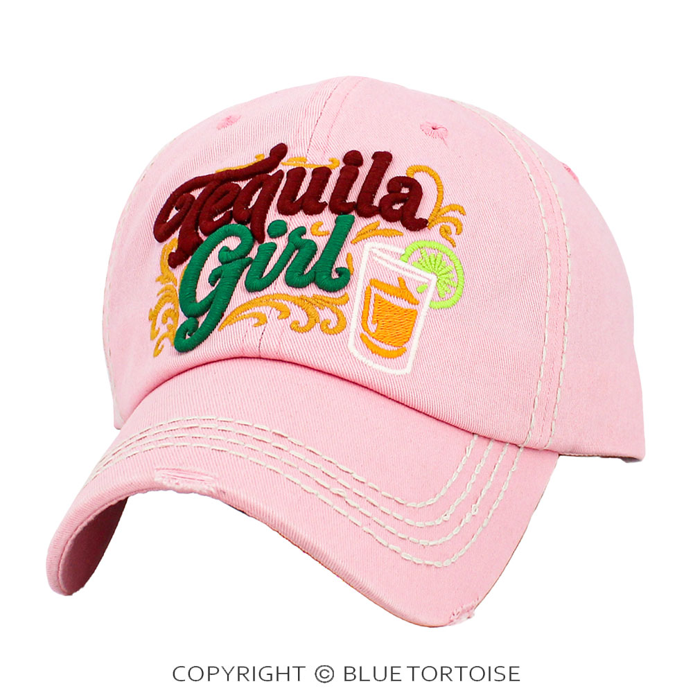 Tequila Girl Vintage Ball Cap - Image 2