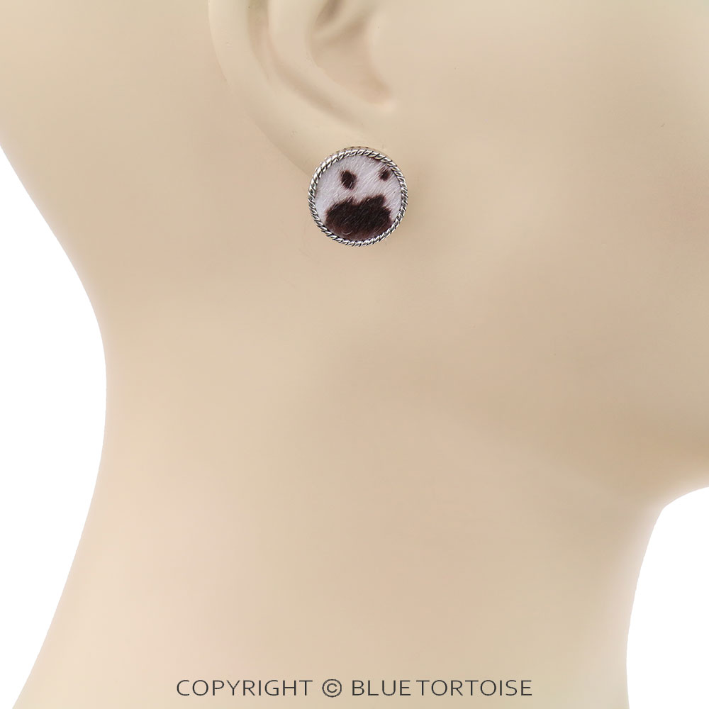 3 Pair Animal Leather Earring Set - Image 2