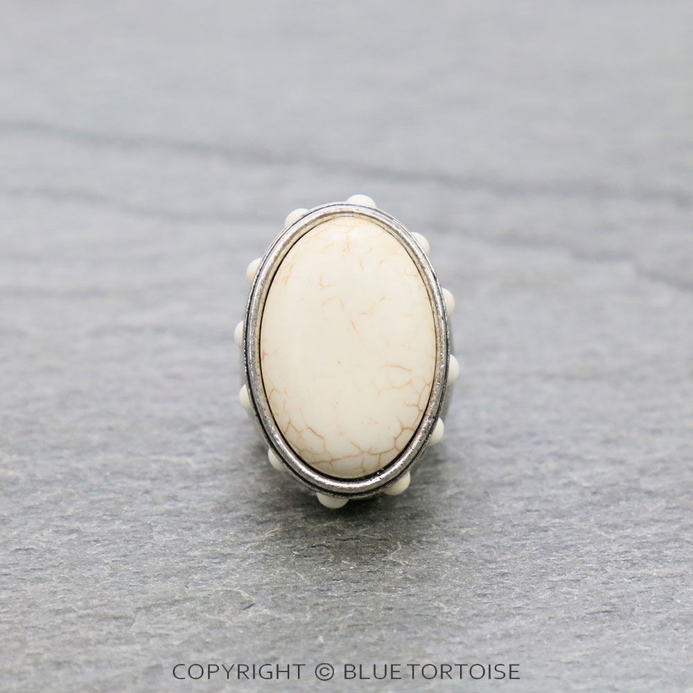 Western Stone Stretch Ring