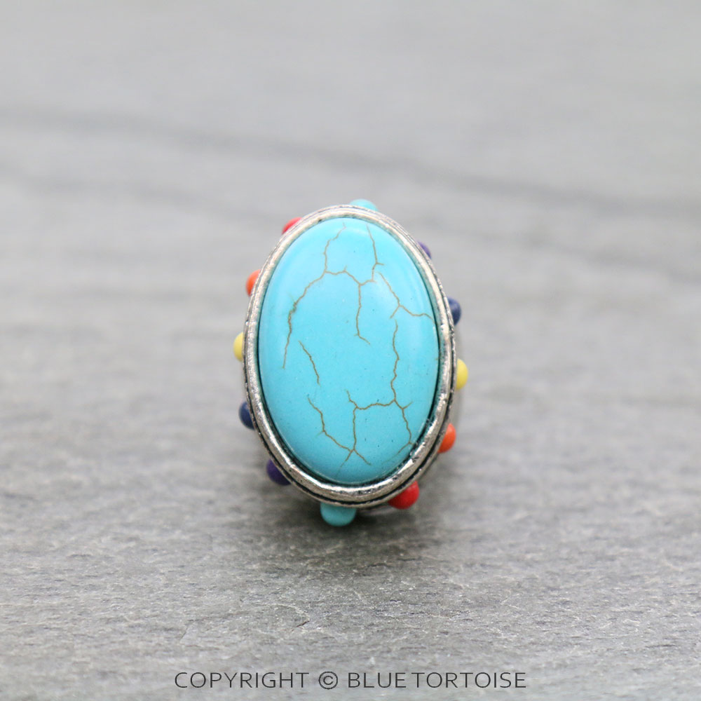 Western Stone Stretch Ring