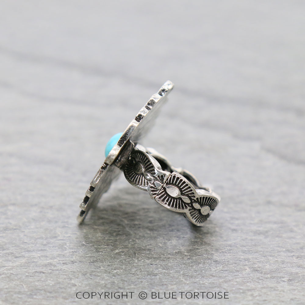 Western Texture Stretch Ring - Image 2