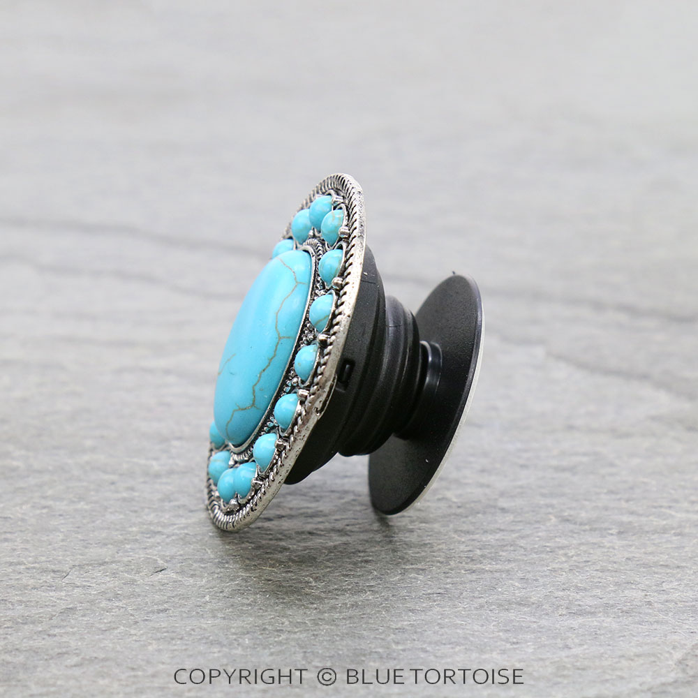 Western Oval Stone Phone Grip & Stand - Image 2
