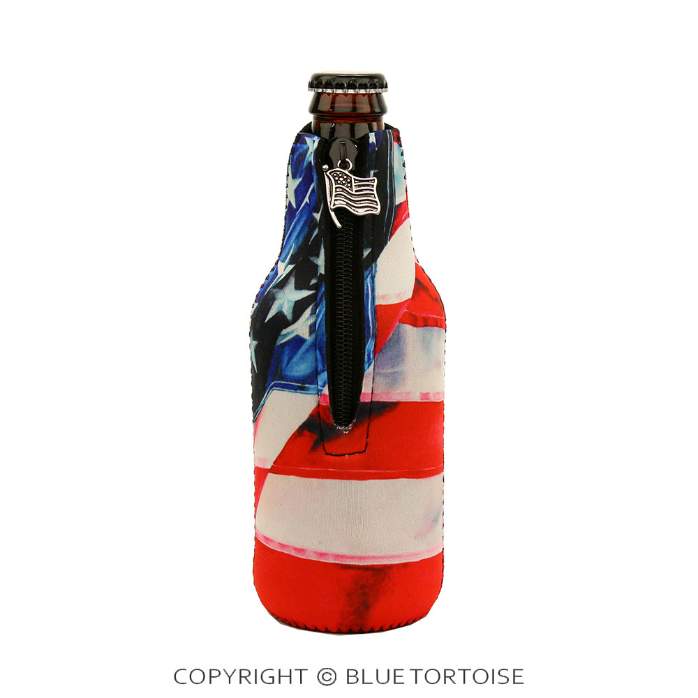 American Flag Bottle Drink Sleeve/Cooler - Image 2